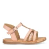 Sandales ROSE Fille CUIR Boucle
