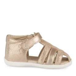 Sandales ROSE Fille CUIR Motif Animal Scratch