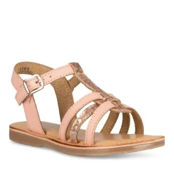 Sandales ROSE Fille CUIR Boucle