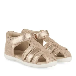 Sandales ROSE Fille CUIR Motif Animal Scratch