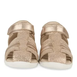 Sandales ROSE Fille CUIR Motif Animal Scratch