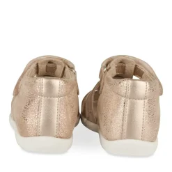 Sandales ROSE Fille CUIR Motif Animal Scratch