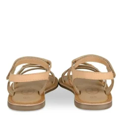 Sandales ROSE Fille CUIR Motif Vernis Scratch