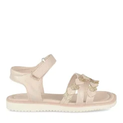 Sandales ROSE Fille Motif Coeurs Scratch