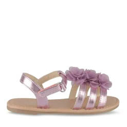 Sandales ROSE Fille Motif Uni Scratch