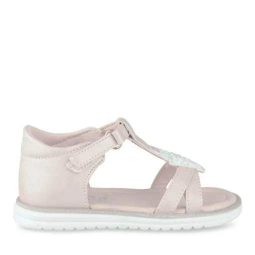 Sandales ROSE Fille Motif Paillettes Scratch