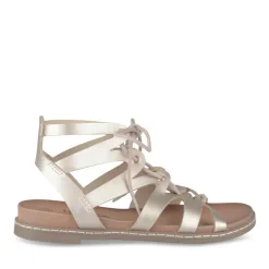 Sandales ROSE Fille Motif Uni Lacets