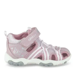 Sandales ROSE Fille Motif Uni Scratch