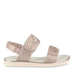 Sandales ROSE Fille Motif Uni Scratch