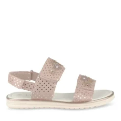 Sandales ROSE Fille Motif Uni Scratch