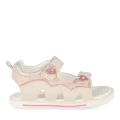 Sandales ROSE Fille Motif Coeurs Scratch