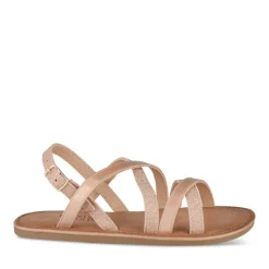 Sandales ROSE Fille Motif Paillettes Boucle