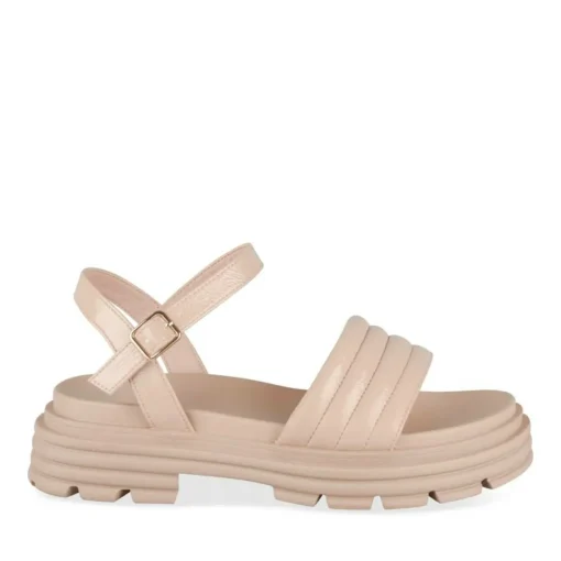Sandales ROSE Fille Motif Uni Boucle