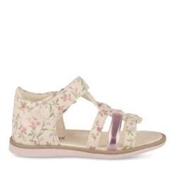 Sandales ROSE Fille Motif Uni Scratch