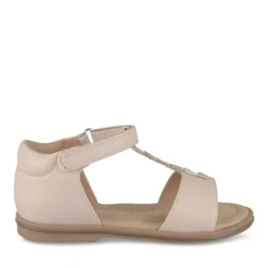 Sandales ROSE Fille Motif Coeurs Scratch