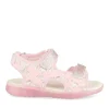 Sandales ROSE Fille Motif Uni Scratch