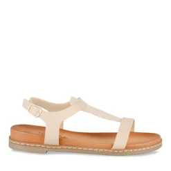 Sandales ROSE Fille Motif Uni Boucle