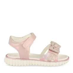 Sandales ROSE Fille Motif Paillettes Scratch