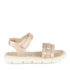 Sandales ROSE Fille Motif Tressé Scratch
