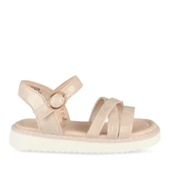 Sandales ROSE Fille Motif Iridescent Boucle