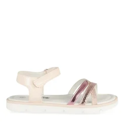 Sandales ROSE Fille Motif Iridescent Scratch