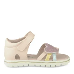 Sandales ROSE Fille Motif Uni Scratch