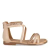 Sandales ROSE Fille Motif Paillettes Fermeture éclair