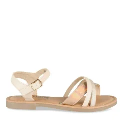 Sandales ROSE Fille Motif Iridescent Boucle