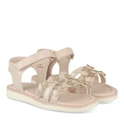 Sandales ROSE Fille Motif Coeurs Scratch
