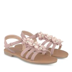 Sandales ROSE Fille Motif Uni Scratch
