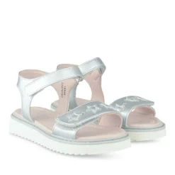 Sandales ROSE Fille Motif Coeurs Scratch