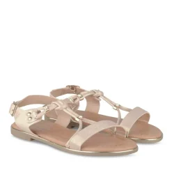 Sandales ROSE Fille Motif Uni Boucle