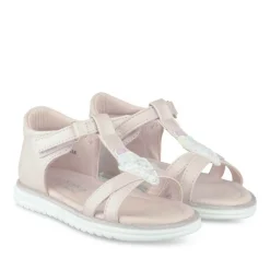 Sandales ROSE Fille Motif Paillettes Scratch