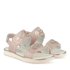 Sandales ROSE Fille Motif Uni Scratch