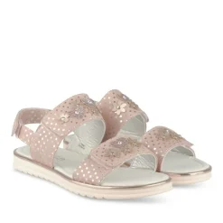 Sandales ROSE Fille Motif Uni Scratch