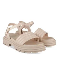 Sandales ROSE Fille Motif Uni Boucle