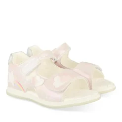 Sandales ROSE Fille Motif Iridescent Scratch