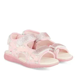 Sandales ROSE Fille Motif Uni Scratch