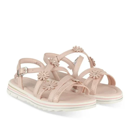 Sandales ROSE Fille Motif Iridescent Scratch