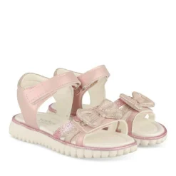 Sandales ROSE Fille Motif Paillettes Scratch