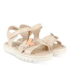 Sandales ROSE Fille Motif Vernis Scratch