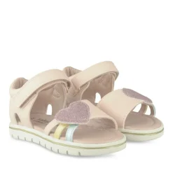 Sandales ROSE Fille Motif Uni Scratch