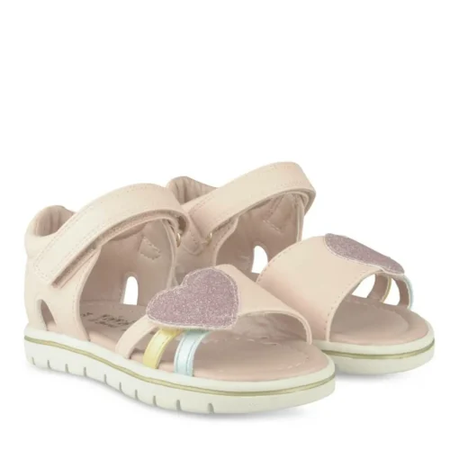 Sandales ROSE Fille Motif Uni Scratch