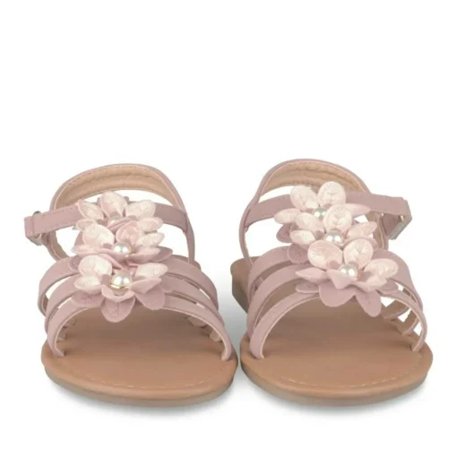 Sandales ROSE Fille Motif Uni Scratch
