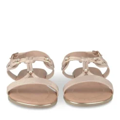 Sandales ROSE Fille Motif Uni Boucle