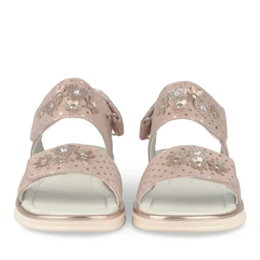 Sandales ROSE Fille Motif Uni Scratch