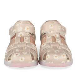 Sandales ROSE Fille Motif Uni Scratch