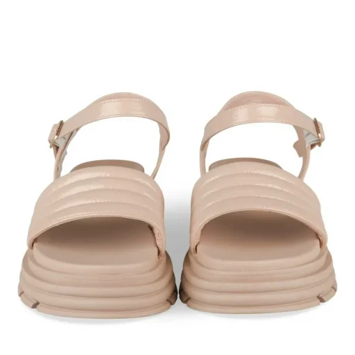 Sandales ROSE Fille Motif Uni Boucle