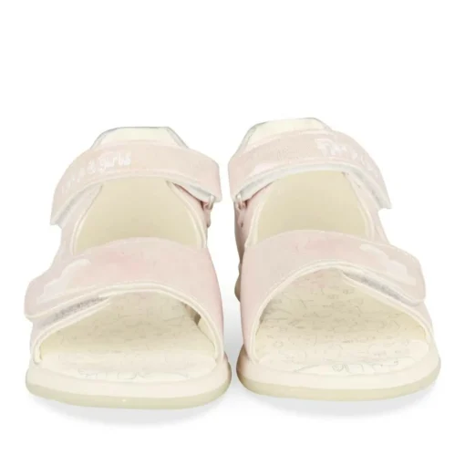 Sandales ROSE Fille Motif Iridescent Scratch