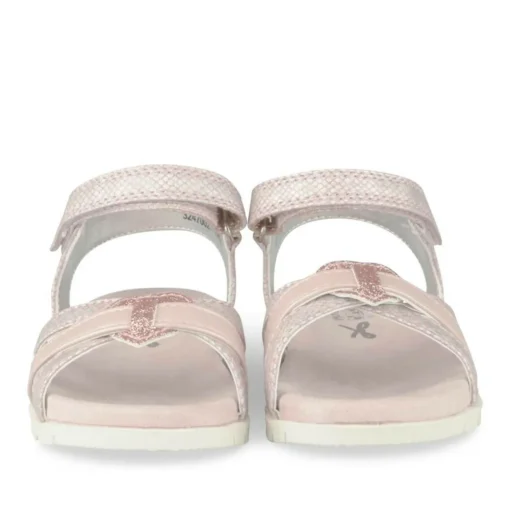 Sandales ROSE Fille Motif Uni Scratch